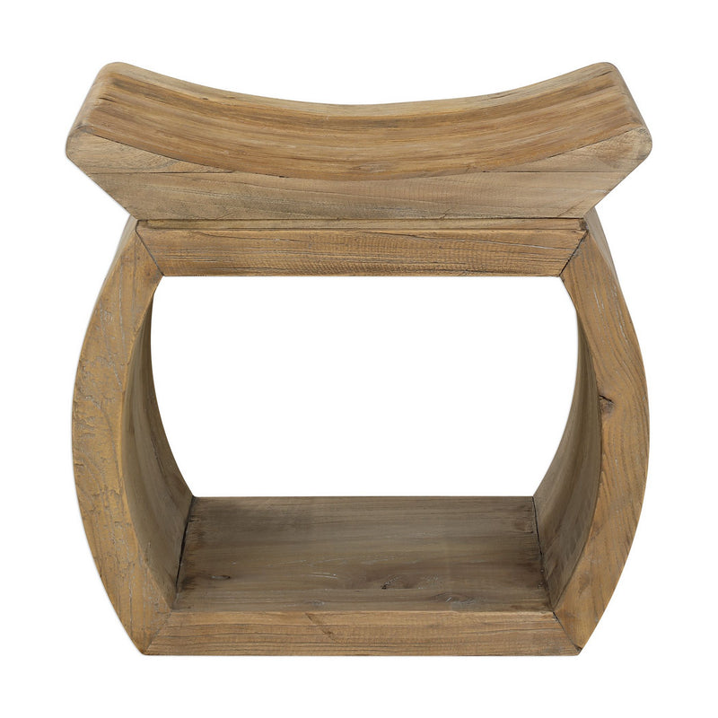 Uttermost 24814 Accent Stool, Solid Wood