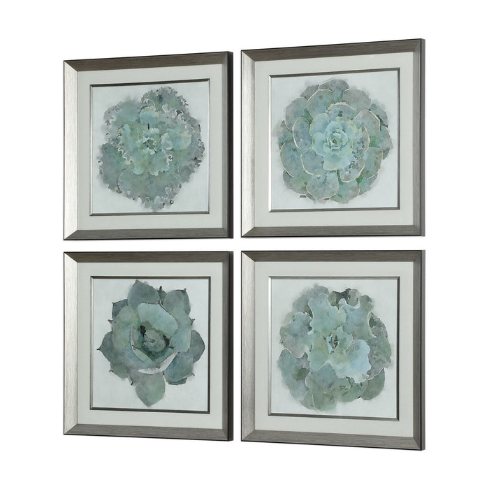 Uttermost 33679 Wall Art, Silver Leaf