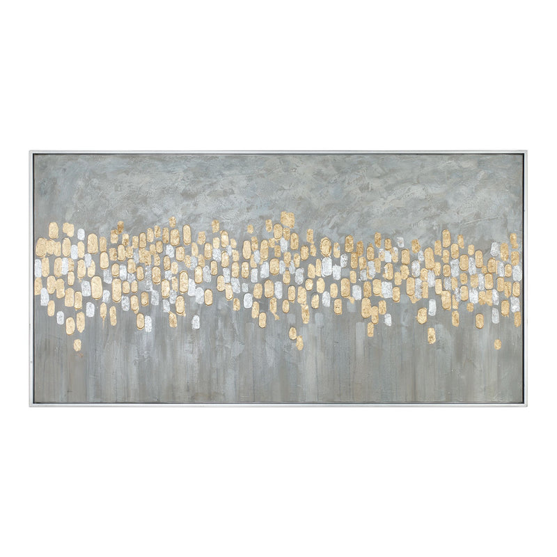 Uttermost 35358 Wall Art, Silver Leaf