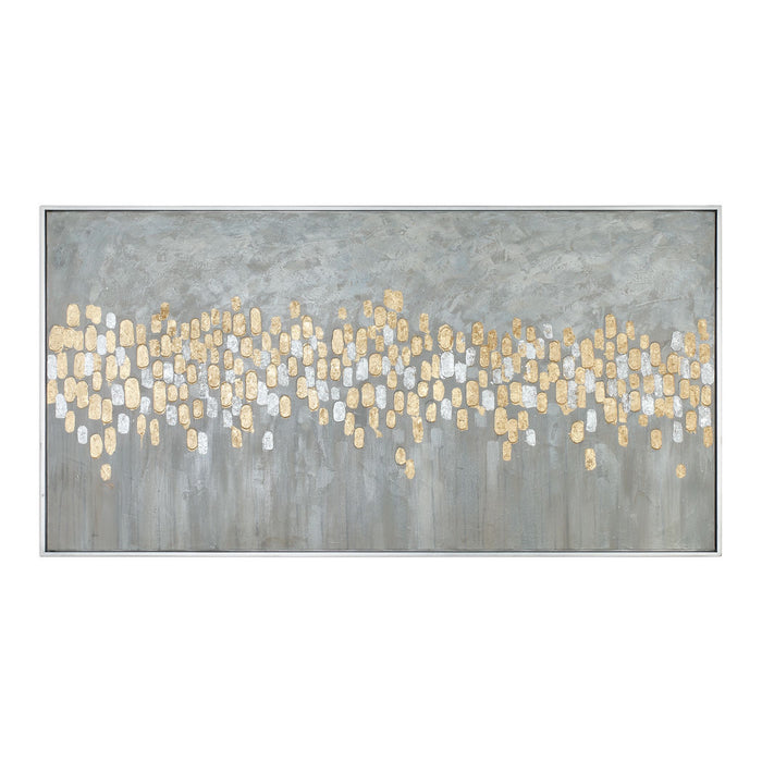 Uttermost 35358 Wall Art, Silver Leaf