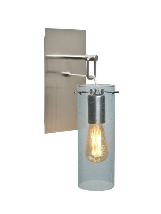 Besa 1WP-JUNI10BL-EDIL-SN One Light Wall Sconce, Satin Nickel