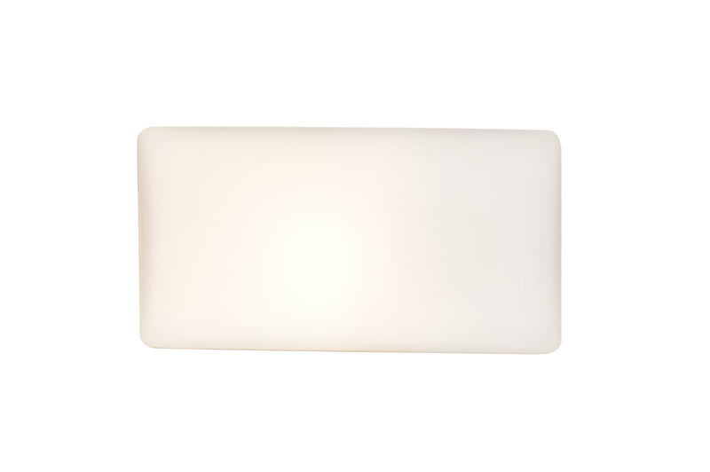 Besa 1WT-888607-LED-SN One Light Vanity, Satin Nickel