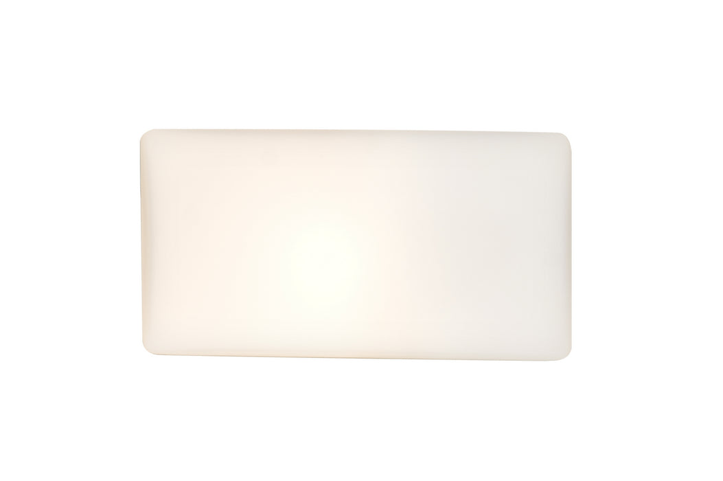 Besa 1WT-888607-SN One Light Vanity, Satin Nickel