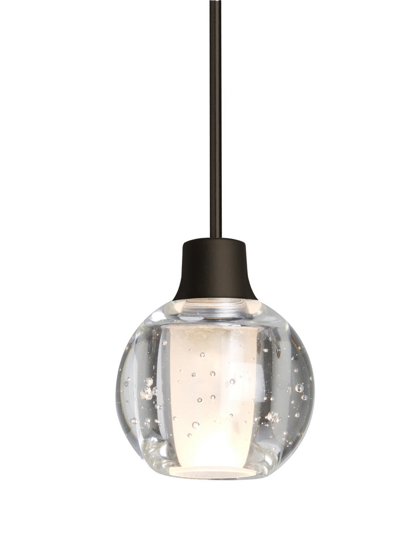 Besa 1XT-BOCA3BB-BR One Light Pendant, Bronze