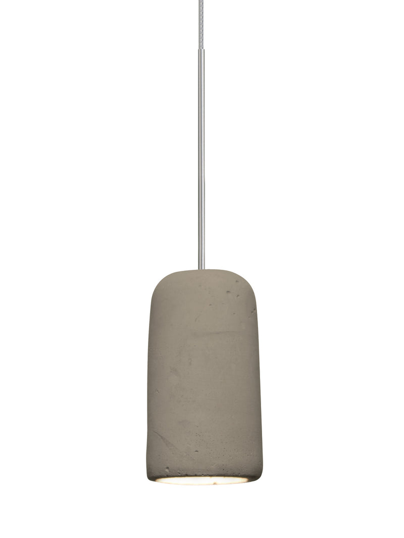 Besa 1XT-GLIDETN-LED-SN One Light Pendant, Satin Nickel