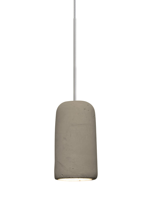 Besa 1XT-GLIDETN-LED-SN One Light Pendant, Satin Nickel