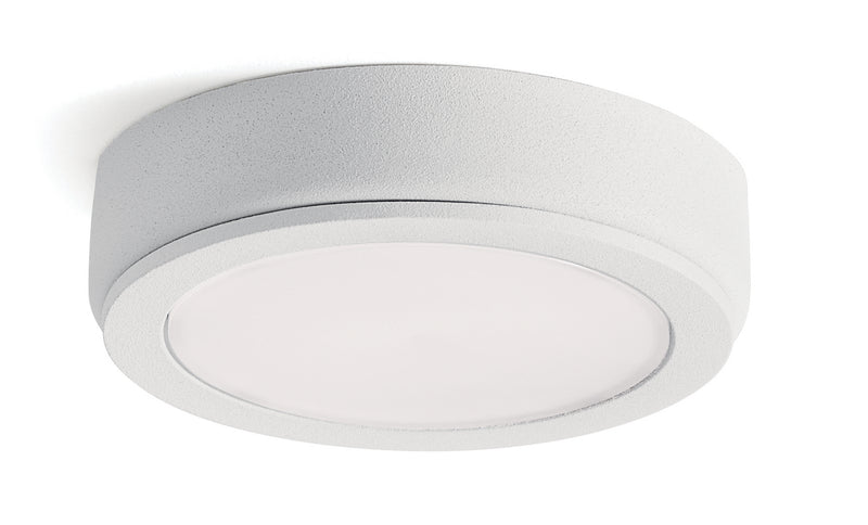 Kichler 4D12V27WHT LED Disc, Textured White