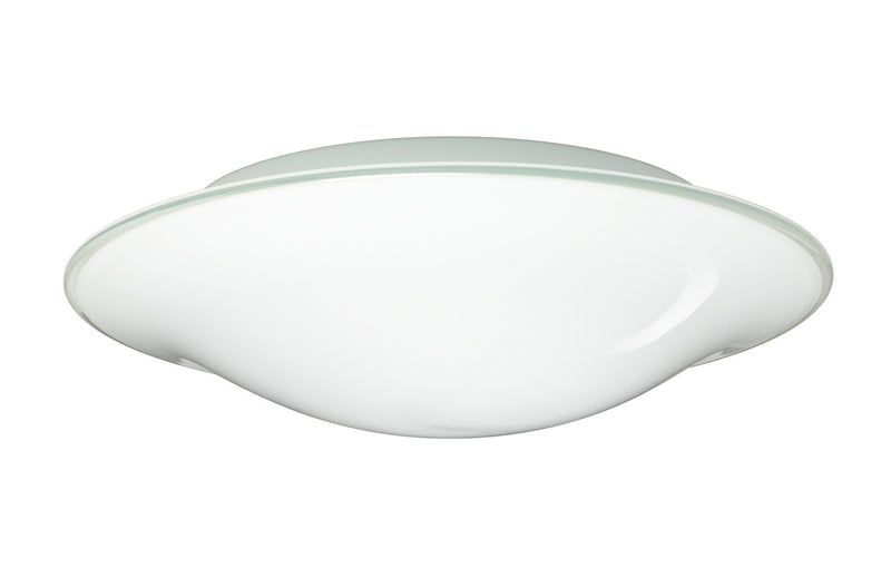 Besa 3CS-909739 Ceiling Mount, Slim Opal Glossy/Clear