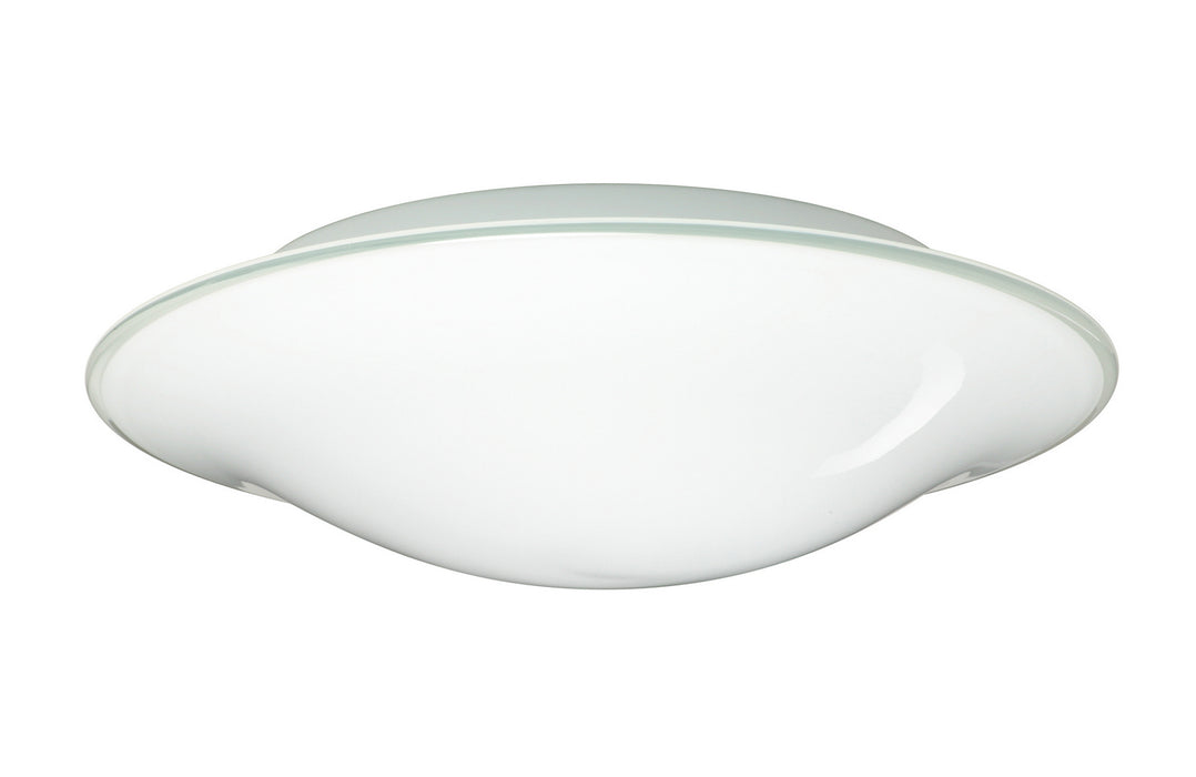 Besa 3CS-909739 Ceiling Mount, Slim Opal Glossy/Clear