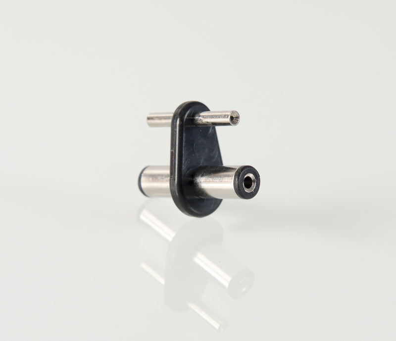 Koncept P6-08-D0096A-1 Connector, Male-to-Male, Black