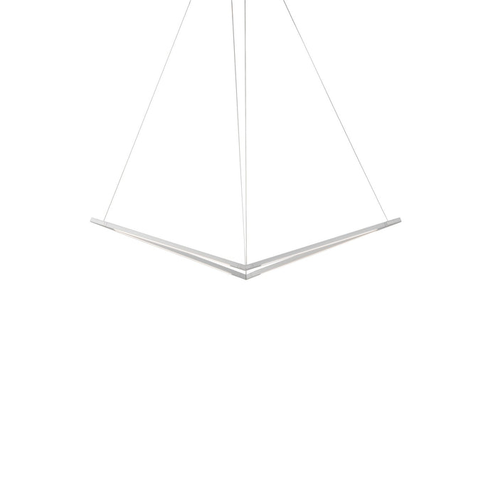Koncept ZBP-16-B-SW-SIL-CNP LED Pendant, Silver