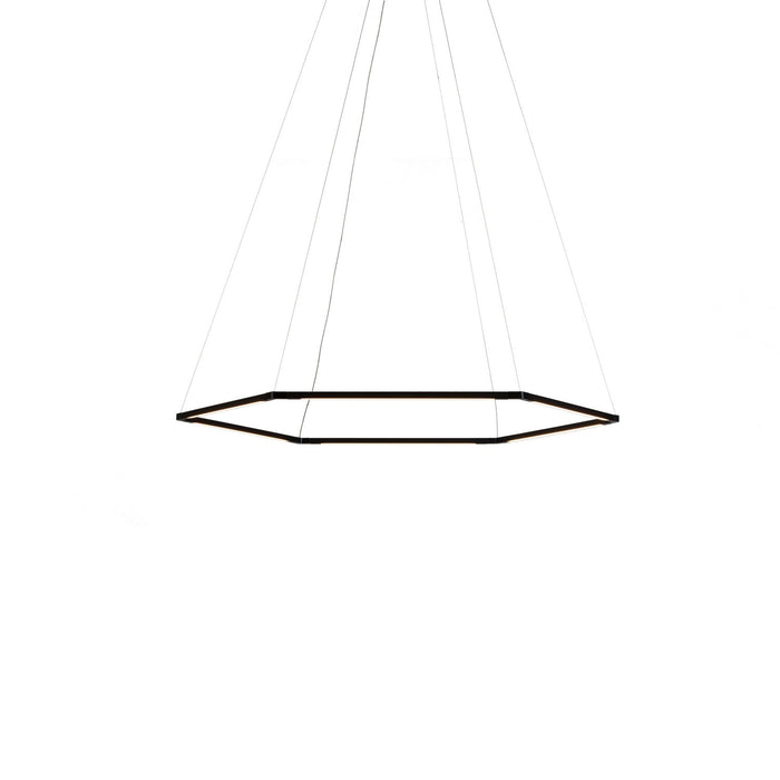 Koncept ZBP-16-H-SW-MTB-CNP LED Pendant, Matte Black