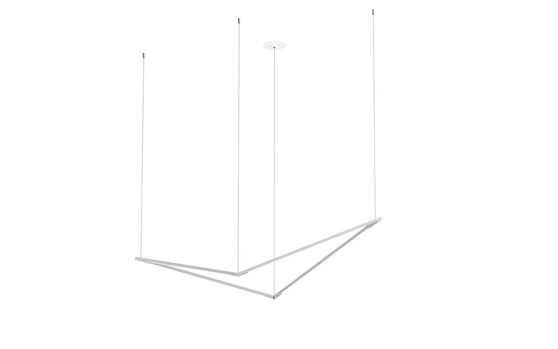 Koncept ZBP-24-B-SW-SIL-CNP LED Pendant, Silver