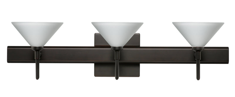 Besa 3SW-117607-BR-SQ Wall Sconce, Bronze