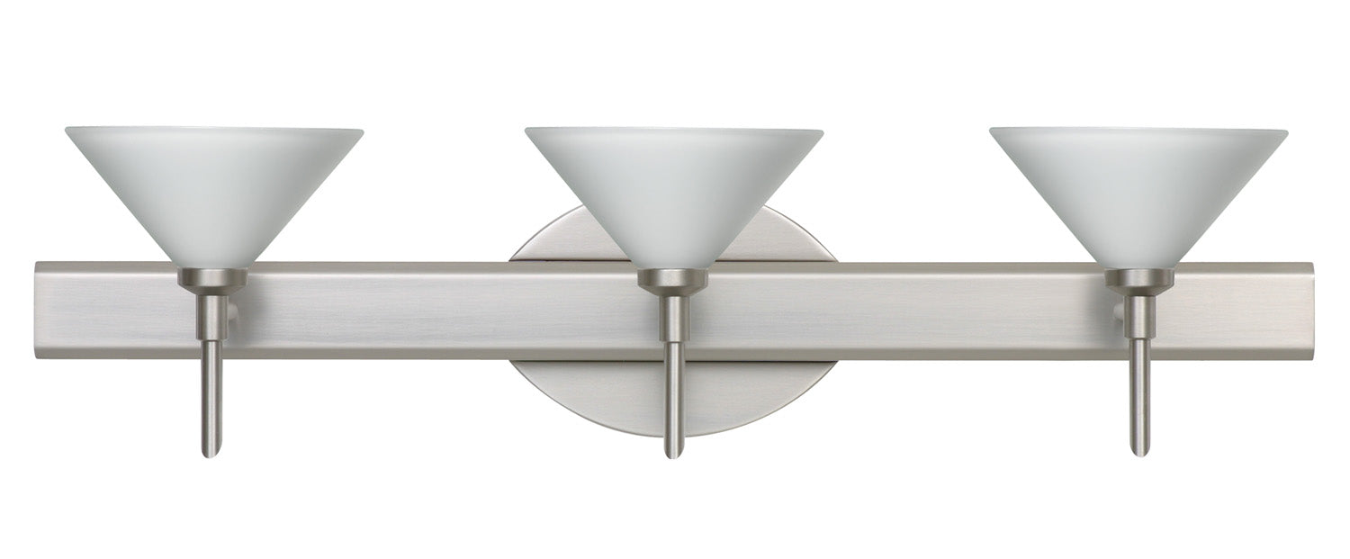 Besa 3SW-117607-SN Wall Sconce, Satin Nickel