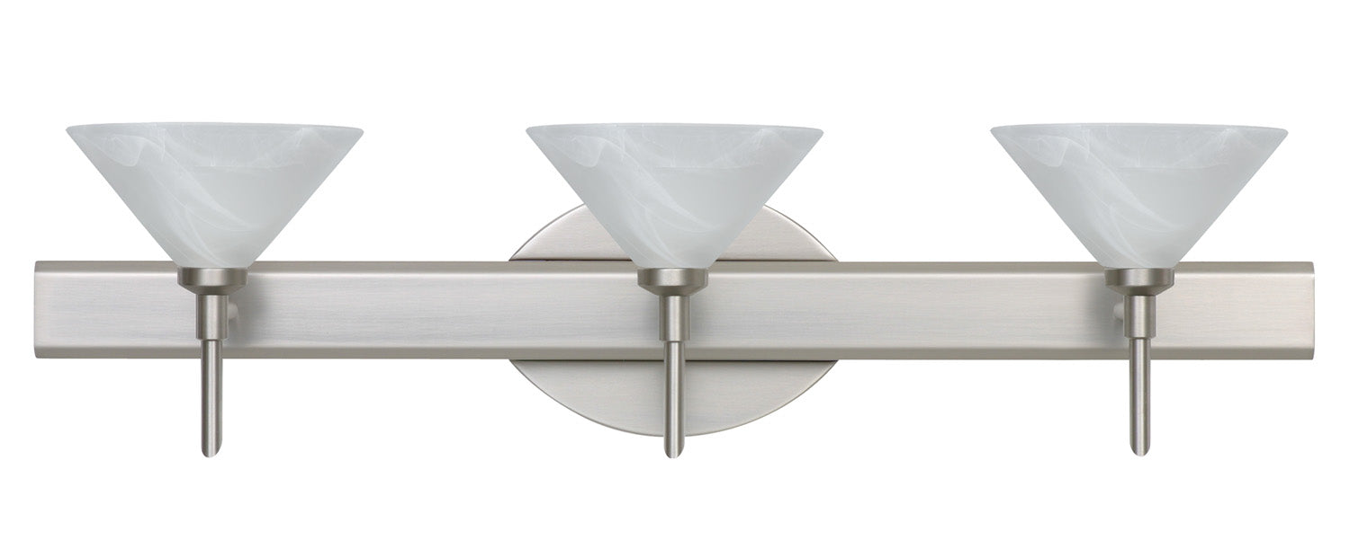 Besa 3SW-117652-SN Wall Sconce, Satin Nickel