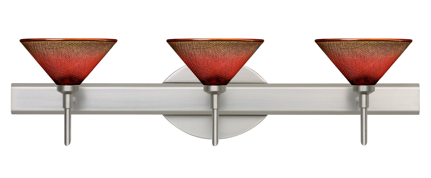 Besa 3SW-117681-SN Wall Sconce, Satin Nickel