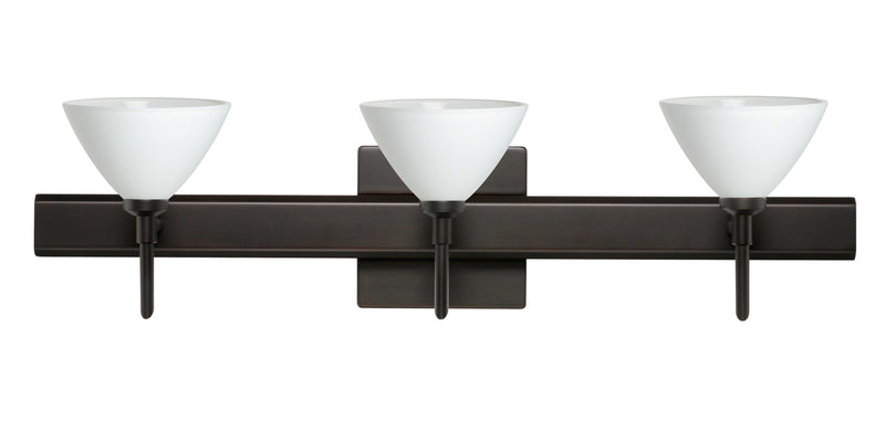 Besa 3SW-174307-BR-SQ Wall Sconce, Bronze