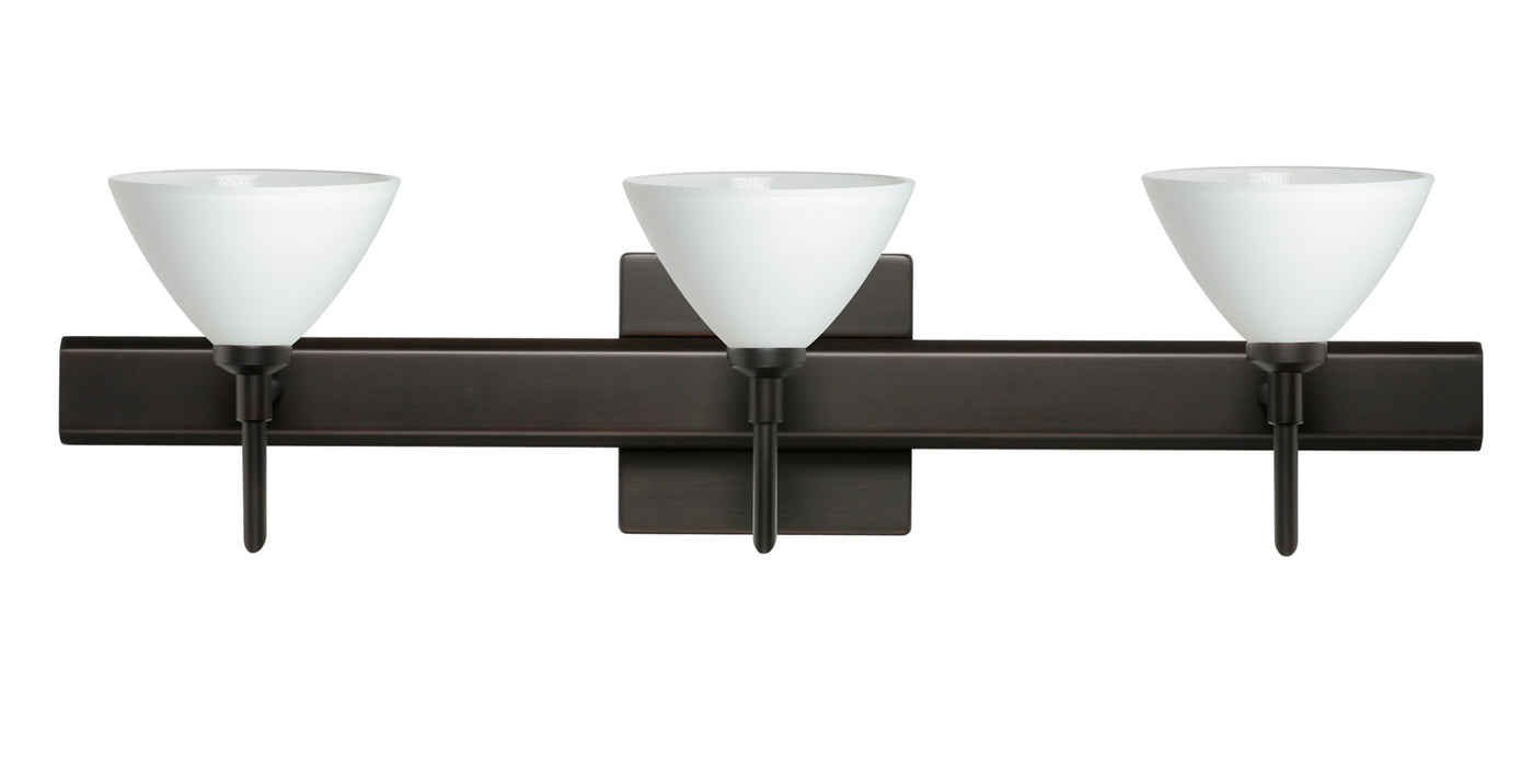 Besa 3SW-174307-BR-SQ Wall Sconce, Bronze