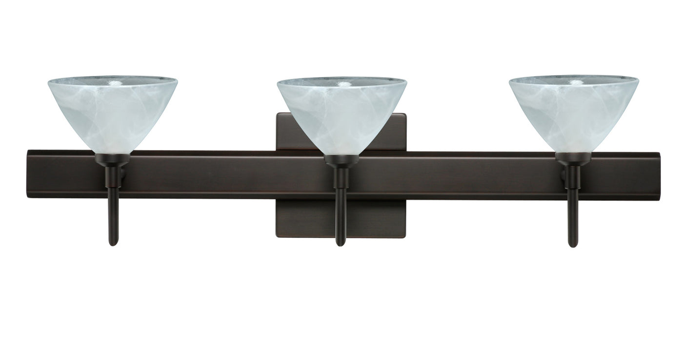 Besa 3SW-174352-BR-SQ Wall Sconce, Bronze