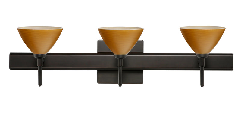 Besa 3SW-1743OK-BR-SQ Wall Sconce, Bronze