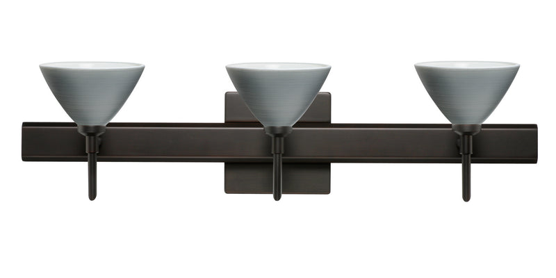 Besa 3SW-1743TN-BR-SQ Wall Sconce, Bronze
