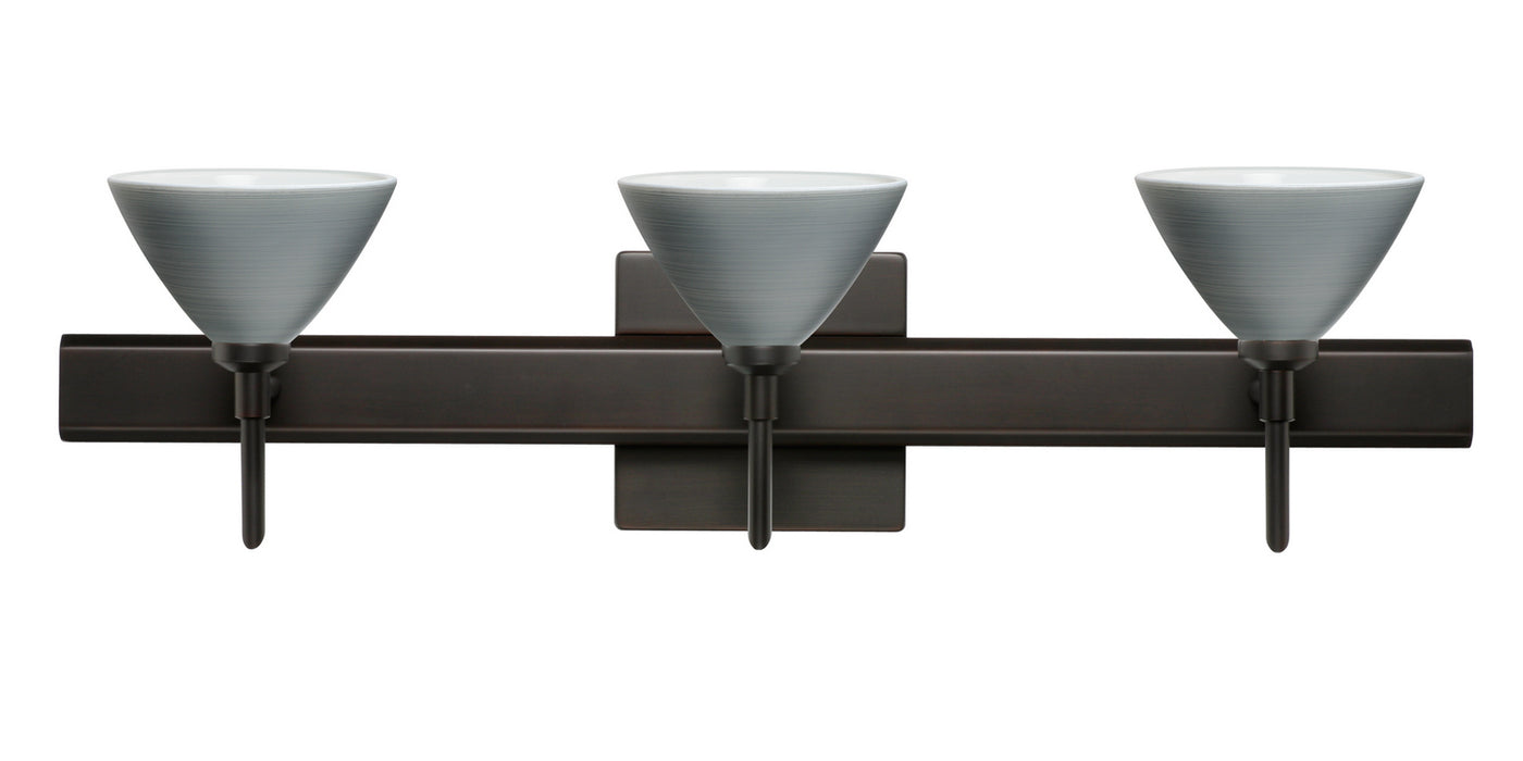 Besa 3SW-1743TN-BR-SQ Wall Sconce, Bronze