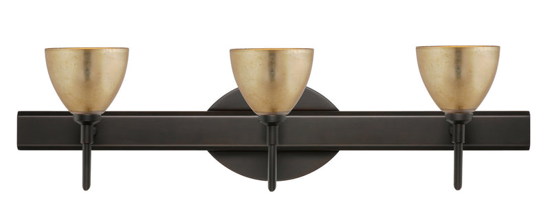 Besa 3SW-1758GF-BR Wall Sconce, Bronze