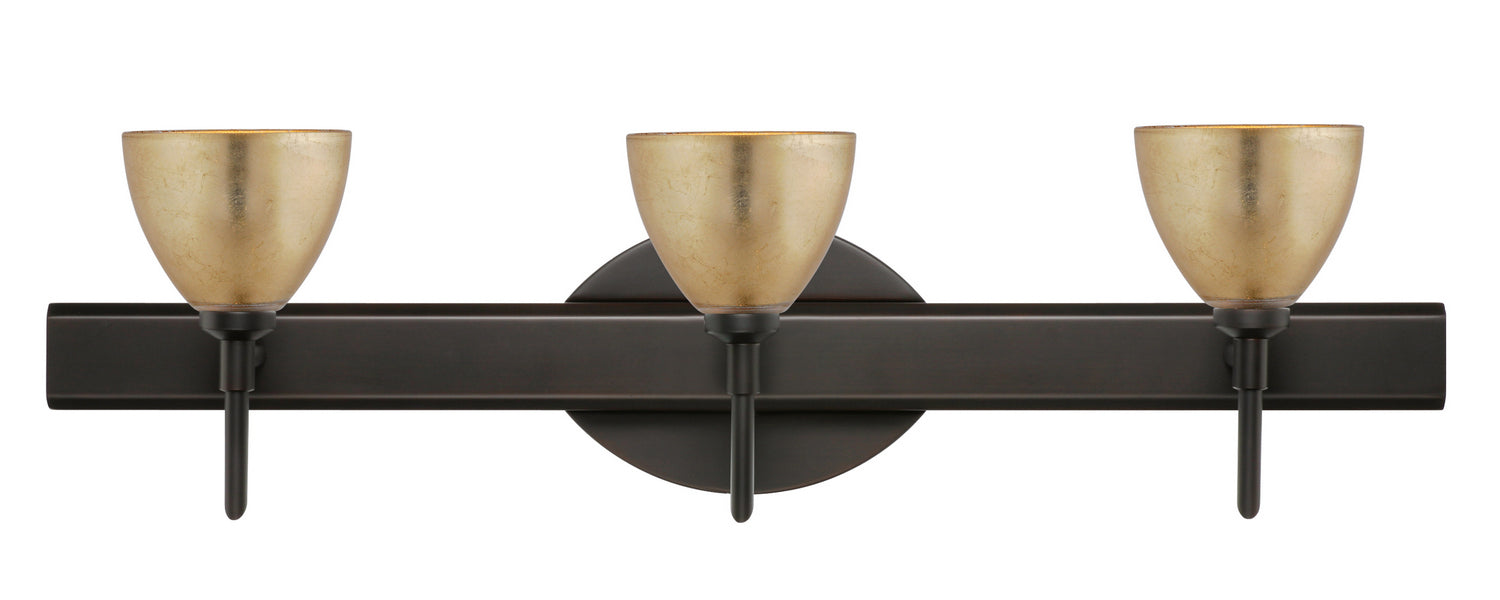Besa 3SW-1758GF-BR Wall Sconce, Bronze