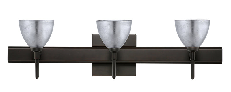 Besa 3SW-1758SF-BR-SQ Wall Sconce, Bronze