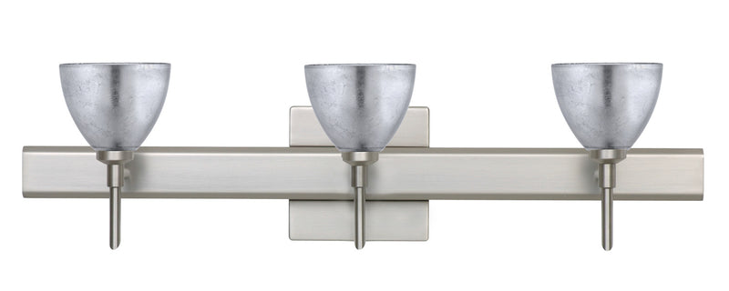 Besa 3SW-1758SF-SN-SQ Wall Sconce, Satin Nickel