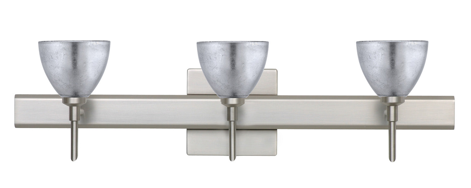 Besa 3SW-1758SF-SN-SQ Wall Sconce, Satin Nickel
