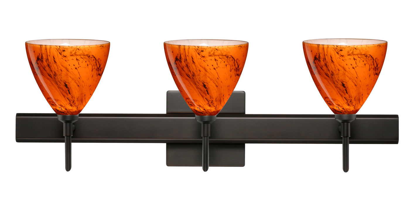 Besa 3SW-1779HB-BR-SQ Wall Sconce, Bronze