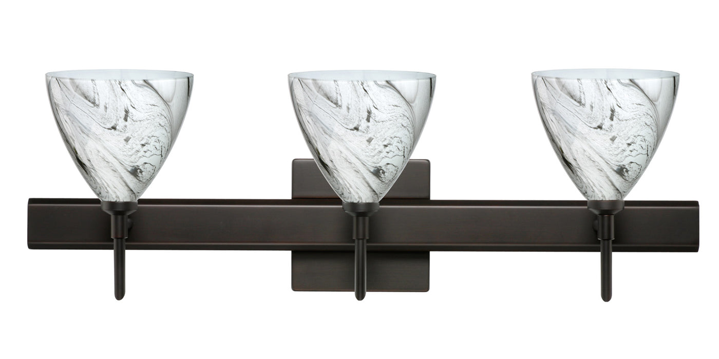 Besa 3SW-1779MG-BR-SQ Wall Sconce, Bronze