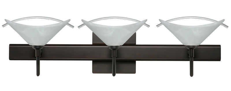 Besa 3SW-181304-BR-SQ Wall Sconce, Bronze