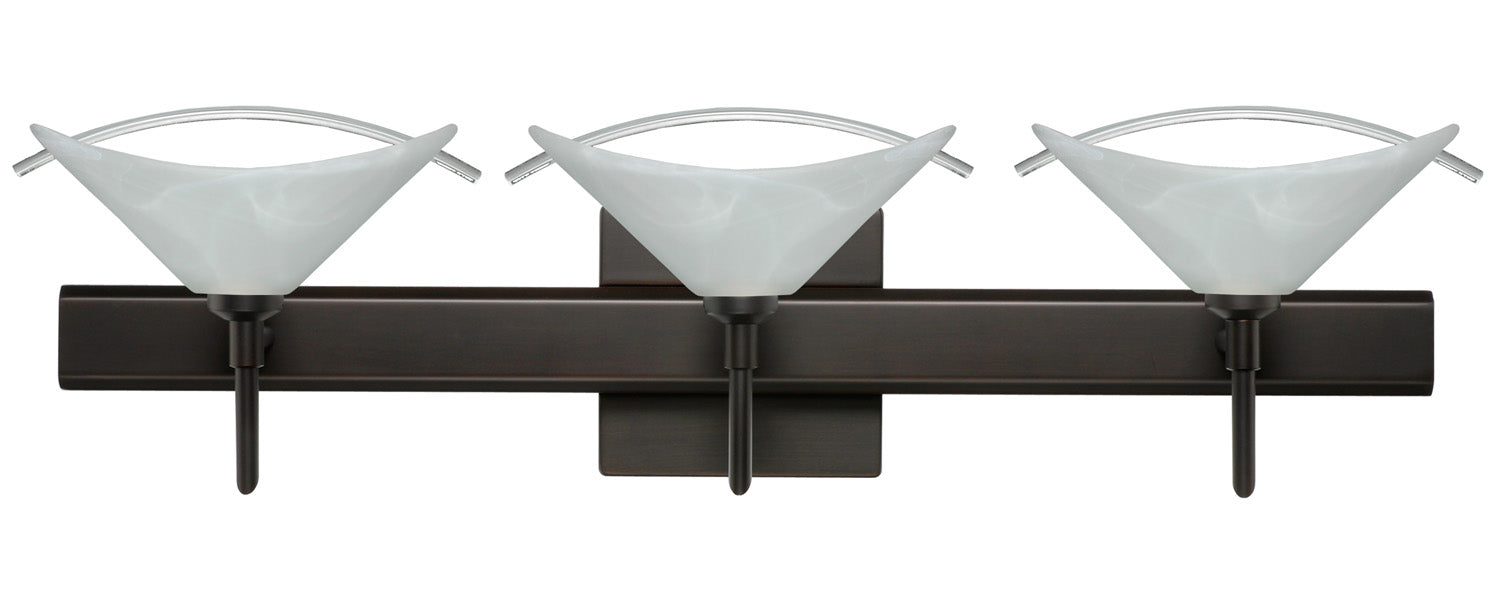 Besa 3SW-181304-BR-SQ Wall Sconce, Bronze