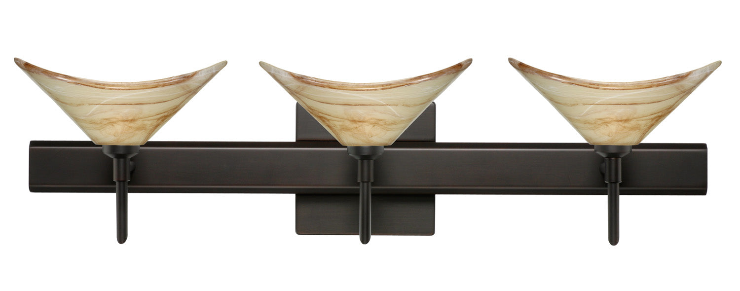 Besa 3SW-191383-BR-SQ Wall Sconce, Bronze