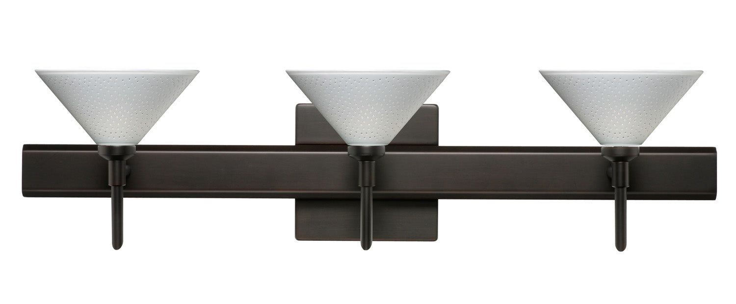 Besa 3SW-282453-BR-SQ Wall Sconce, Bronze