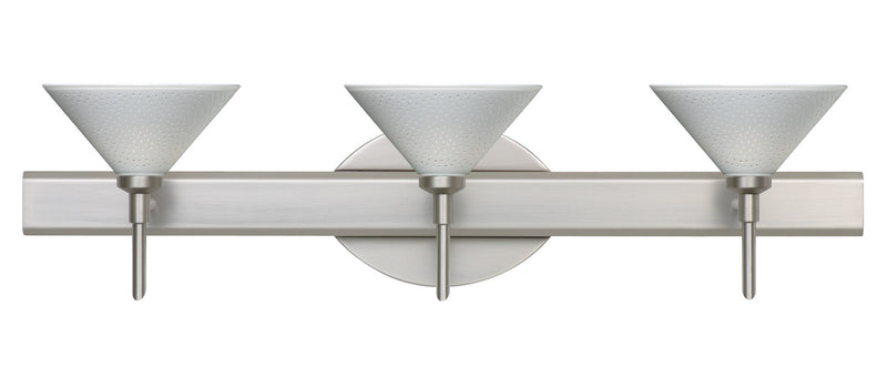 Besa 3SW-282453-SN Wall Sconce, Satin Nickel