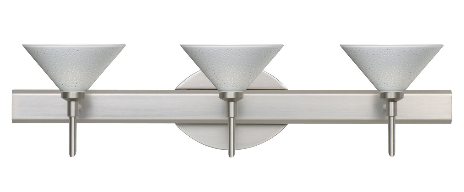 Besa 3SW-282453-SN Wall Sconce, Satin Nickel