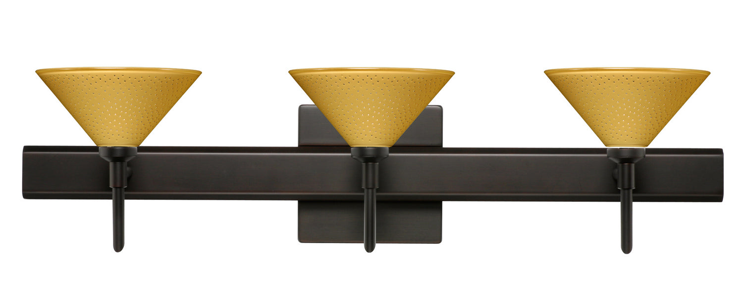 Besa 3SW-282490-BR-SQ Wall Sconce, Bronze