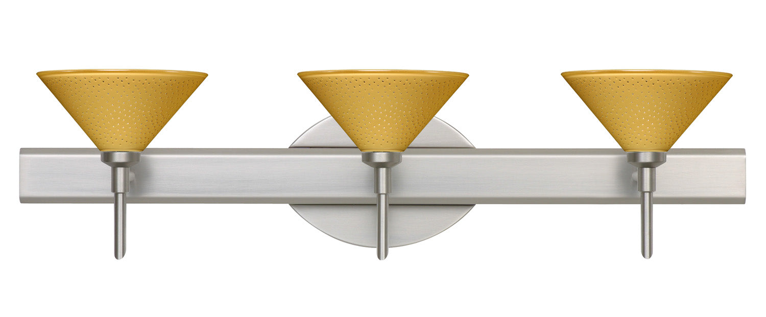 Besa 3SW-282490-SN Wall Sconce, Satin Nickel