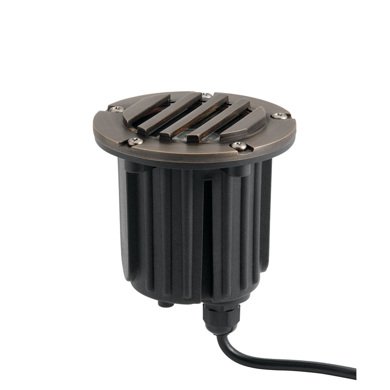 Kichler 15497CBR One Light Inground, Centennial Brass