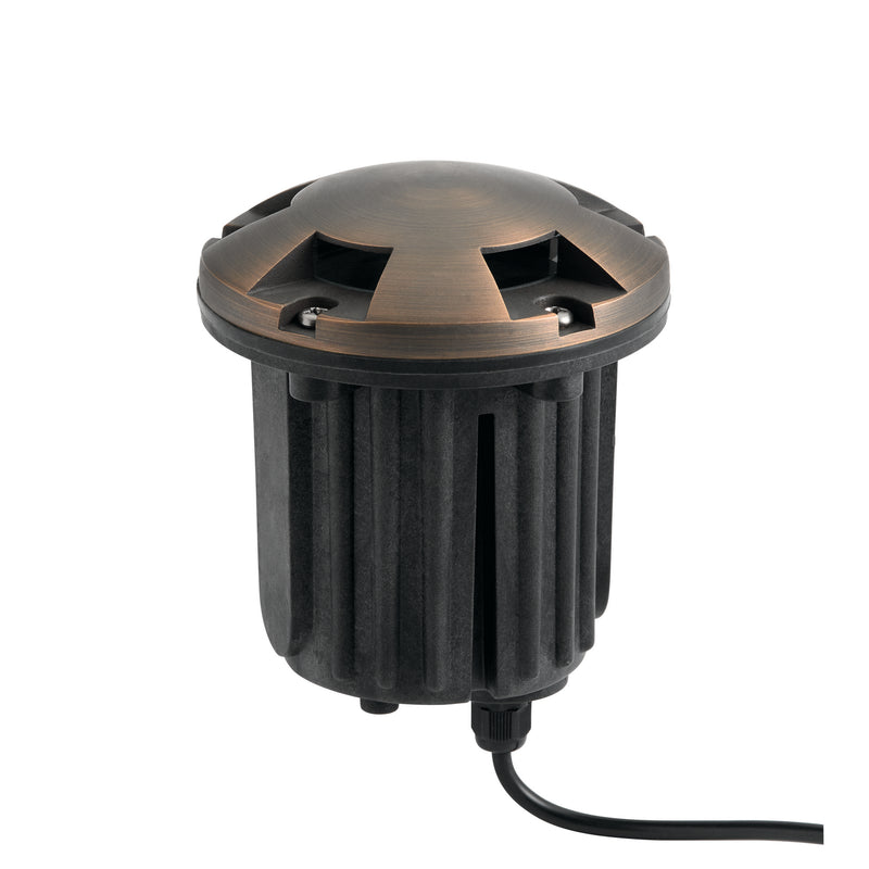Kichler 15498CBR One Light Inground, Centennial Brass