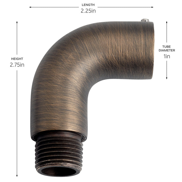Kichler 15514CBR 90 Deg Elbow, Centennial Brass