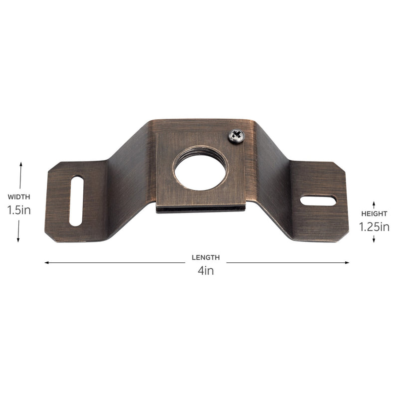 Kichler 15516CBR Tree Bracket, Centennial Brass