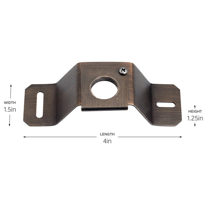 Kichler 15516CBR Tree Bracket, Centennial Brass