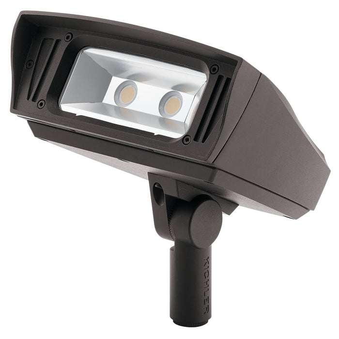 Kichler 16224AZT30 LED Landscape Flood, Textured Architectural Bronze