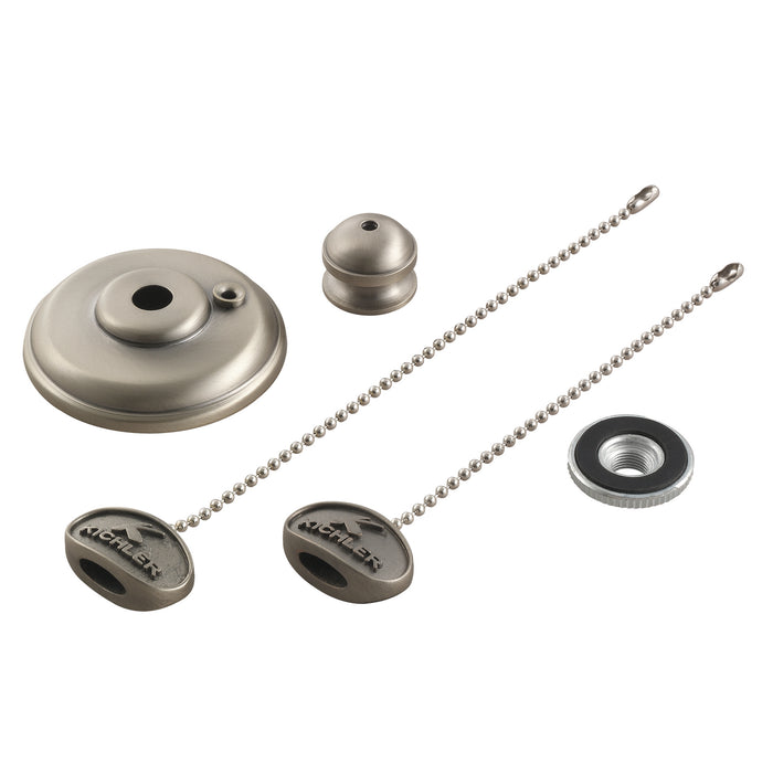 Kichler 337006NI Finial Kit, Brushed Nickel