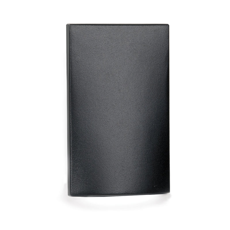 W.A.C. Lighting 4041-30BK LED Step and Wall Light, Black On Aluminum